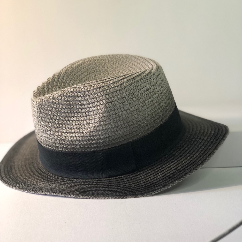 Grey ombré Fedora hat